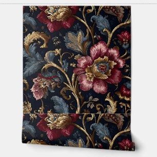 Papier Peint Luxury Indian Floral Wallpaper Vintage Royal