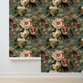 Papier Peint Luxury Vintage British Classic Floral Countryside
