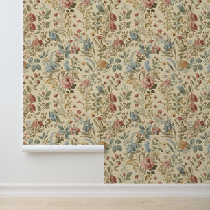 Papier Peint Luxury Vintage British Classic Floral Countryside