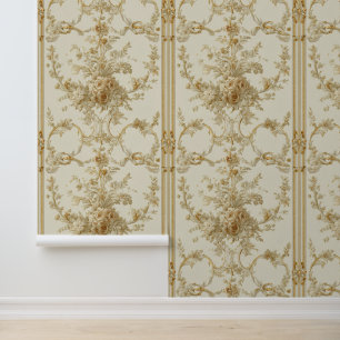 Papier Peint Luxury Vintage Louis xvi Neoclassic French Cream