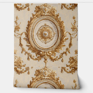 Papier Peint Luxury Vintage Louis xvi Neoclassic French Cream