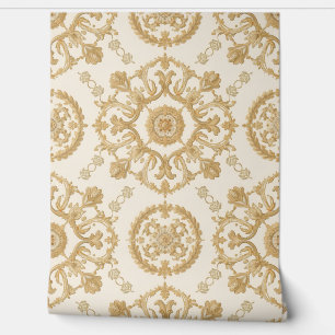 Papier Peint Luxury Vintage Louis xvi Neoclassic French Cream