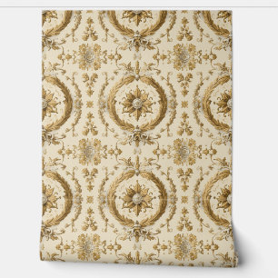 Papier Peint Luxury Vintage Louis xvi Neoclassic French Cream