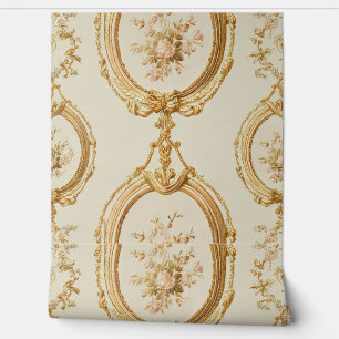 Papier Peint Luxury Vintage Louis xvi Neoclassic French Cream