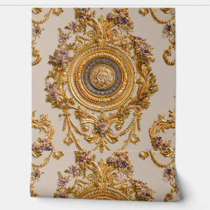 Papier Peint Luxury Vintage Louis xvi Neoclassic French Gold