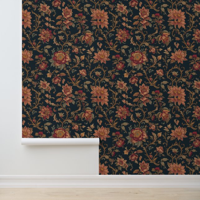 Papier Peint Luxury Vintage Royal Saffron (Application)