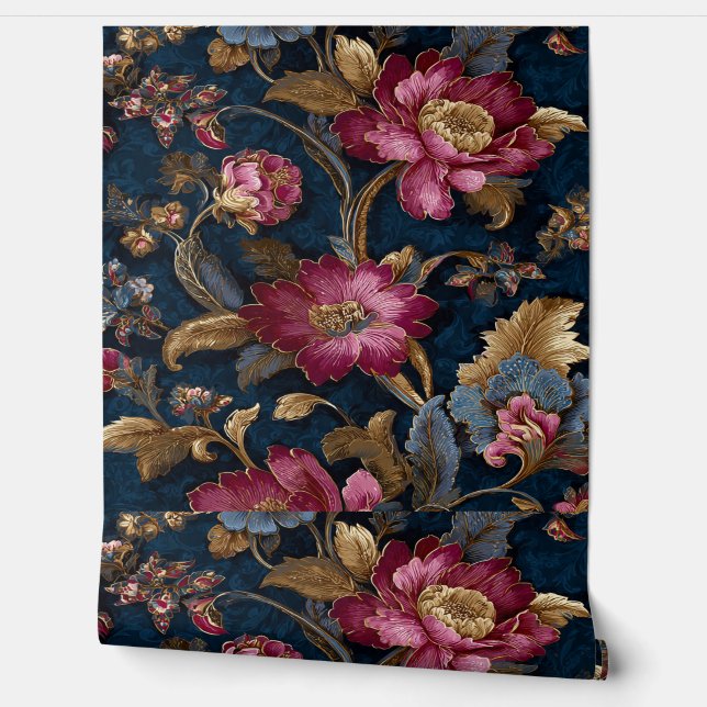 Papier Peint Luxury Vintage Royal Saffron (Déroulement)