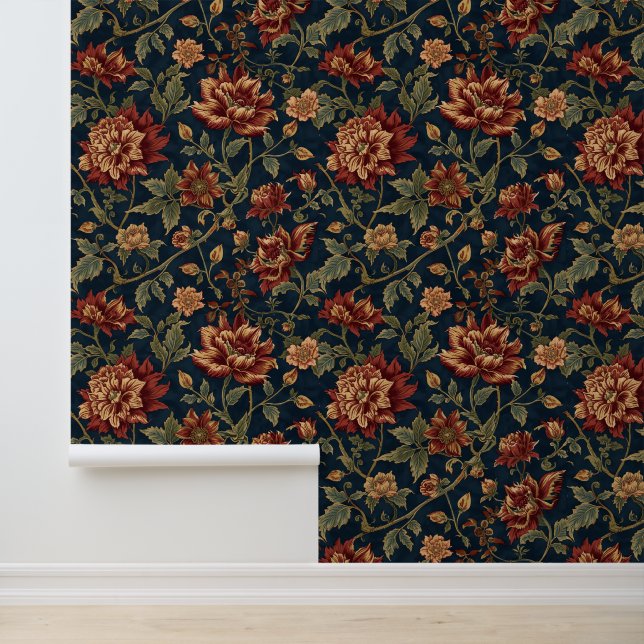 Papier Peint Luxury Vintage Royal Saffron (Application)