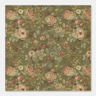 Papier Peint Luxury Vintage Victorian Flowers Leaves 