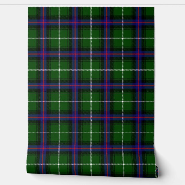 Papier Peint MacDonald du clan écossais des îles Tartan Plaid (Déroulement)