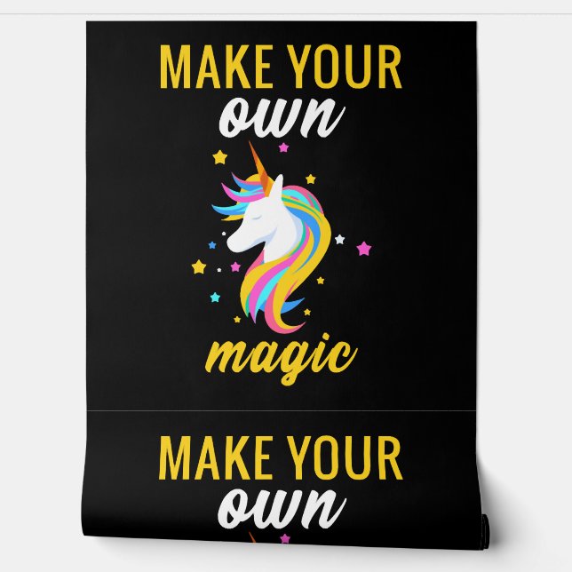 Papier Peint magie de licorne (Déroulement)
