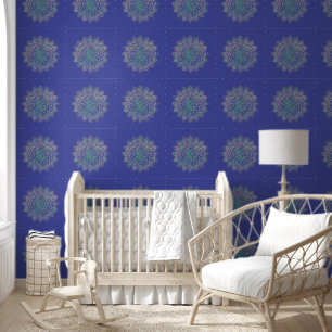 Papier Peint Mandala de style indien coloré avec classe 3