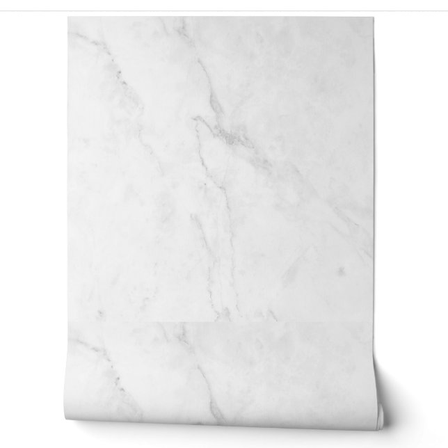 Papier Peint Marbre Blanc Moderne (Déroulement)