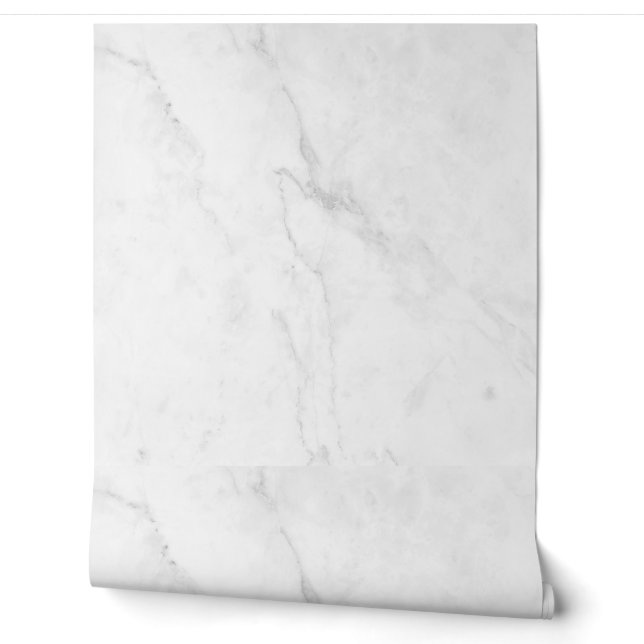 Papier Peint Marbre Blanc Moderne (Déroulement)