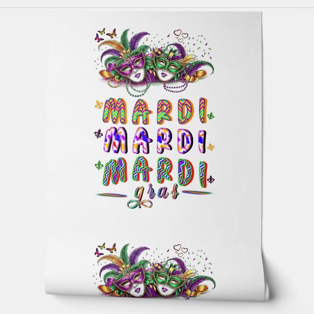 Papier Peint Mardi Mardi Mardi Gras (Déroulement)
