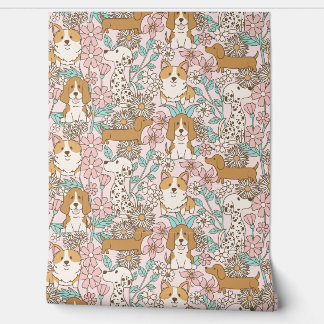 Papier Peint Marionnettes florales