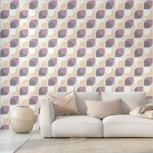 Papier Peint Mauve Taupe Beige Grey violet ivoire Mauve-siècle