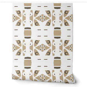 Papier Peint Mazipoodles Abstrait Leapfrog Sepia