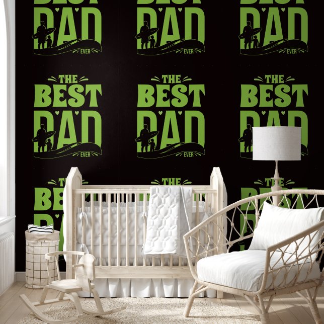 Papier Peint Meilleur Papa du Monde (Enfants)