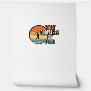 Papier Peint Meilleur Parrain par Par Vintage Golf Vector Desig