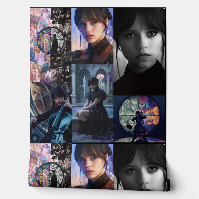 Papier peint mercredi (Déroulement)