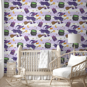 Papier Peint Mercure Whimsical Canard & Spells Motif sans soudu