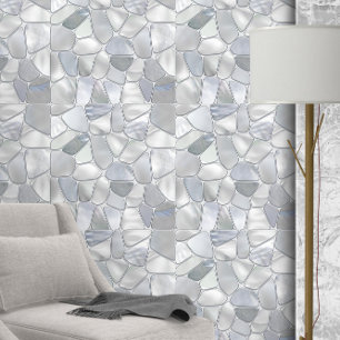Papier Peint Mère de perle - Voronoi Cellules Abstraites