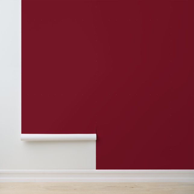 Papier Peint Merlot minimaliste rouge uni classique élégant (Application)