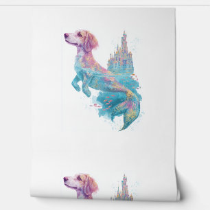 Papier Peint Mermaid Mutt - Chien d'Imaginaires sous-marin