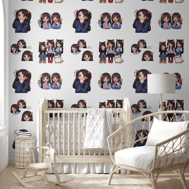 Papier Peint mignonne fille anime (Enfants)