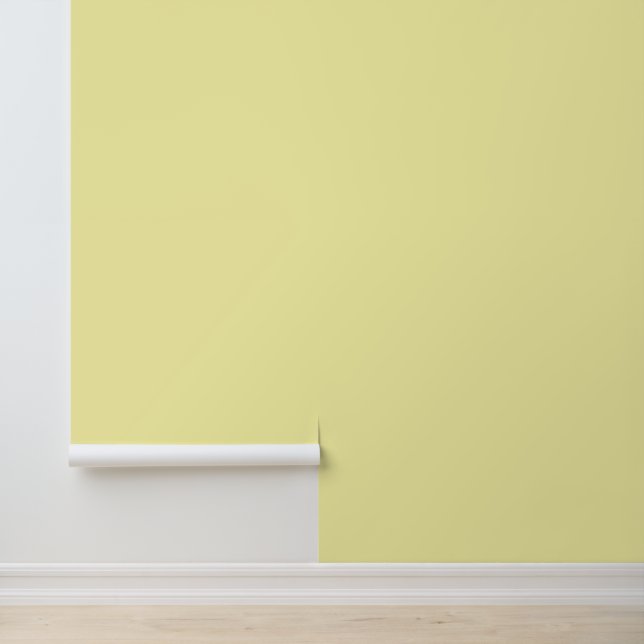 Papier Peint Mini clair jaune clair uni élégant (Application)