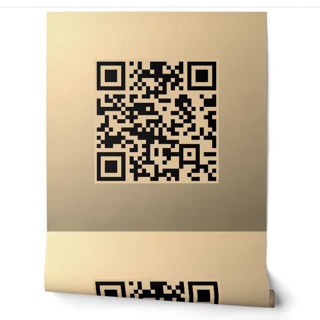 Papier Peint Modèle de code QR instantanément modifiable | Faux (Déroulement)