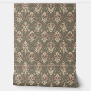 Papier Peint Modèle floral de style vintage moderne