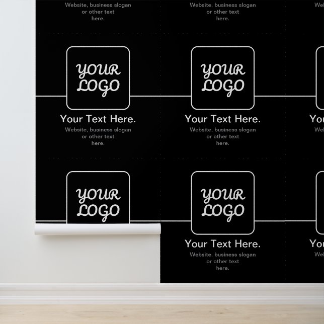 Papier Peint Modèle moderne pour votre logo | Noir & Blanc (Application)