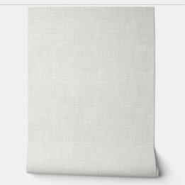 Papier Peint Modern Off White Home Office Linen Look Texture