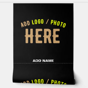 PAPIER PEINT MODERNE ET MODERNE PERSONNALISABLE NOIR VÉRIFIÉ