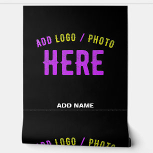 PAPIER PEINT MODERNE ET MODERNE PERSONNALISABLE NOIR VÉRIFIÉ