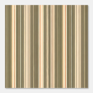 Papier Peint Moderne Rétro Grandes Olive : Verticale intemporel