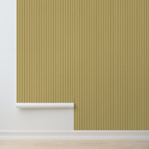 Papier Peint Moderne tendance 1" rayure jaune moutarde
