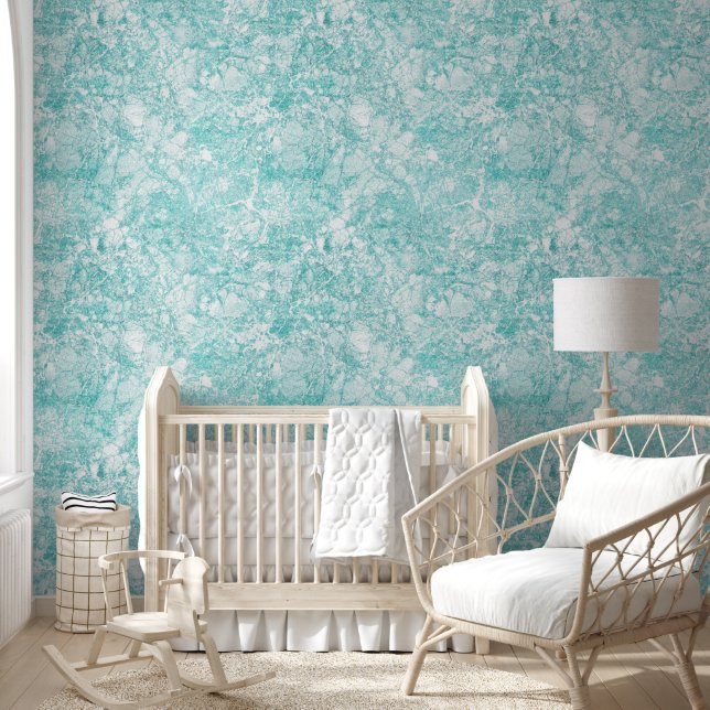 Papier Peint Monnaie bleu et Marbre blanc texture (Enfants)