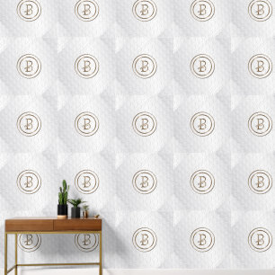 Papier Peint Monogramme "B"