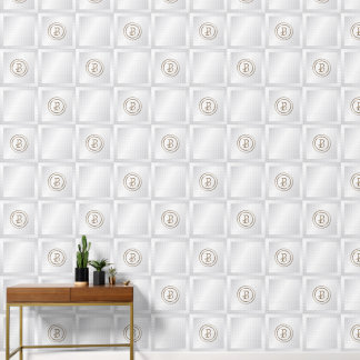 Papier Peint Monogramme "B"