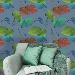 Papier Peint Monstère tropicale exotique Botanique Vibrant Feui