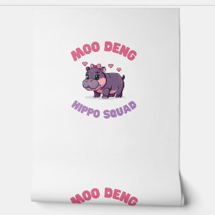Papier Peint MOO comique DENG HIPPO SQUAD Hippo Revolution Zook