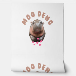 Papier Peint MOO-DENG LE CÉLÈBRE BÉBÉ PIGMY HIPPO MOODENG T-Shi