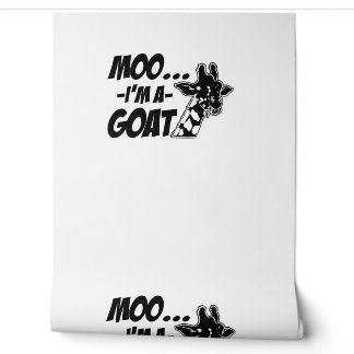 Papier Peint Moo... Je suis un animal de chèvre Zoogoer Funny G