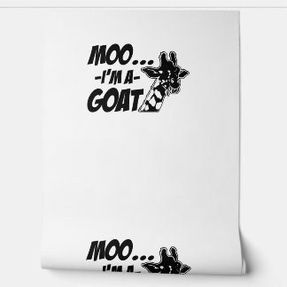 Papier Peint Moo... Je suis un animal de chèvre Zoogoer Funny G