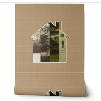 Papier peint mosaïque de cottage | Papier peint mu