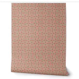 Papier Peint Mosaïque géométrique abstraite en terre cuite à pe