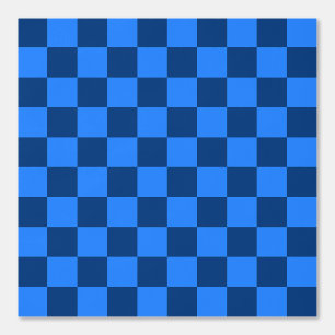 Papier Peint Motif à carreaux bleu ordonné